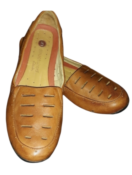 Clarks Shoes - Clarks UnStructured Leather Driving Loafer SZ 10M